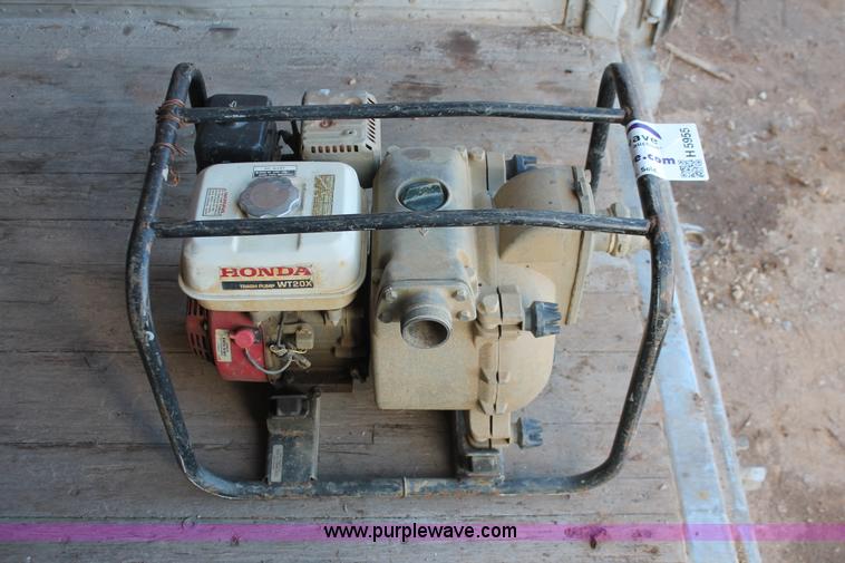 Honda WT20X trash pump in Moore, OK Item H5955 sold Purple Wave