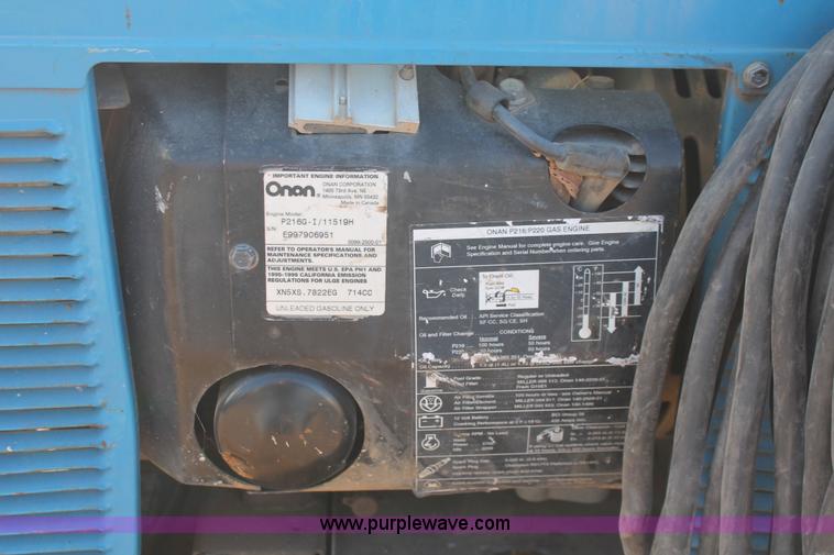 image for item H5958 Miller Bobcat 225NT welder/generator