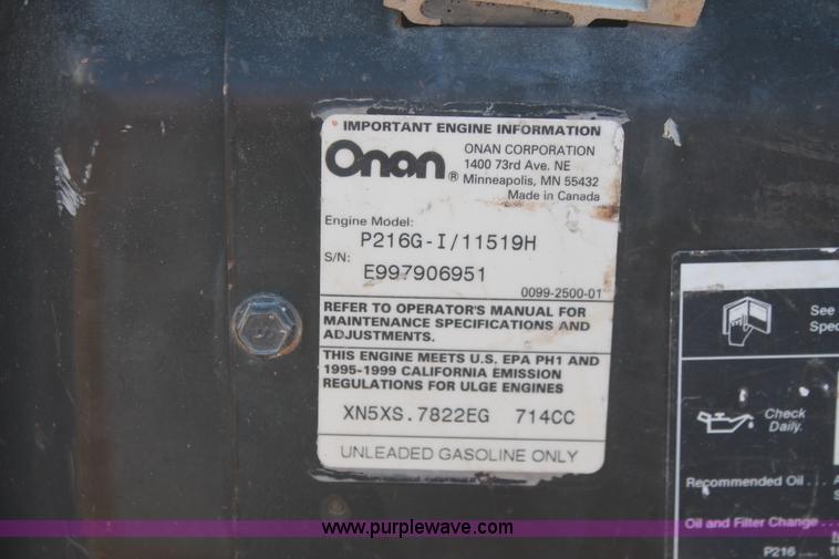 image for item H5958 Miller Bobcat 225NT welder/generator