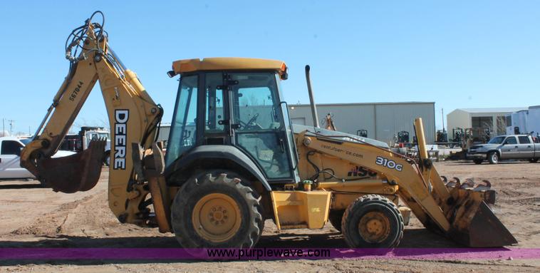 image for item H5968 2005 John Deere 310G backhoe