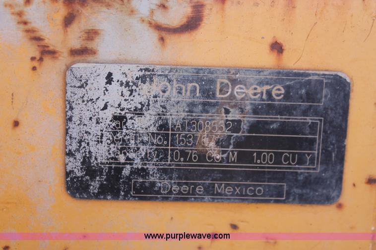 image for item H5968 2005 John Deere 310G backhoe