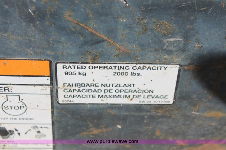 image for item H5970 2003 Bobcat T200 tracked skid steer