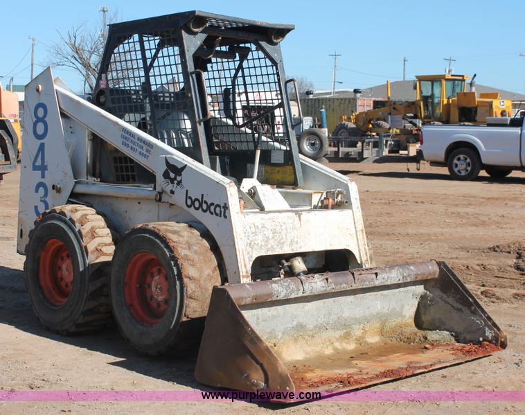 image for item H5971 1987 Bobcat 843 skid steer