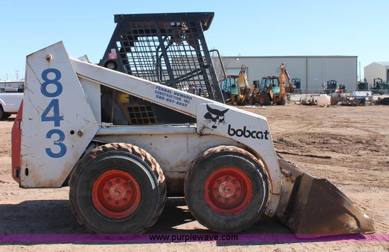 image for item H5971 1987 Bobcat 843 skid steer