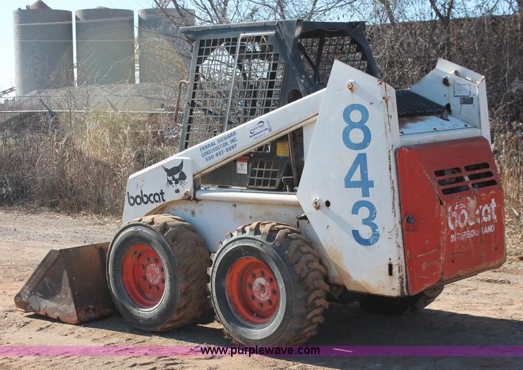 image for item H5971 1987 Bobcat 843 skid steer