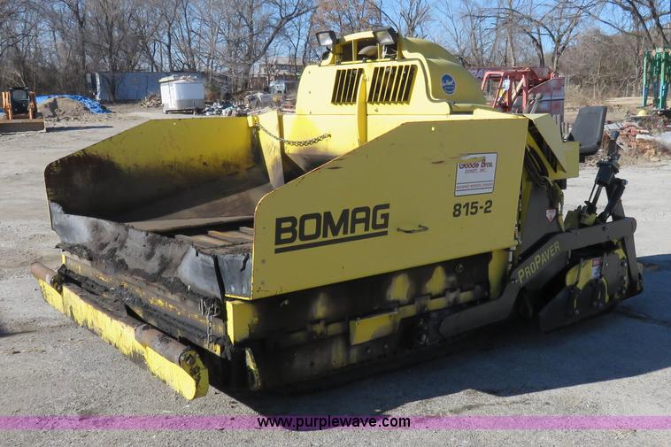 image for item I2435 2006 Bomag 815-2 asphalt paver