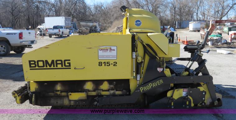 image for item I2435 2006 Bomag 815-2 asphalt paver