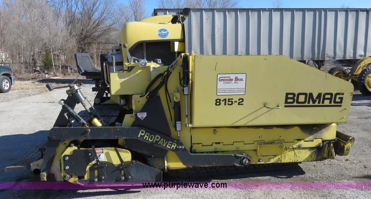 image for item I2435 2006 Bomag 815-2 asphalt paver