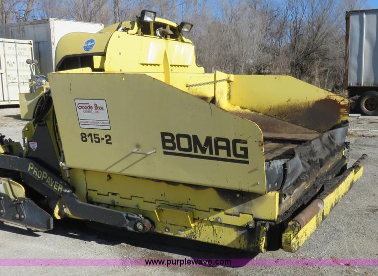 image for item I2435 2006 Bomag 815-2 asphalt paver