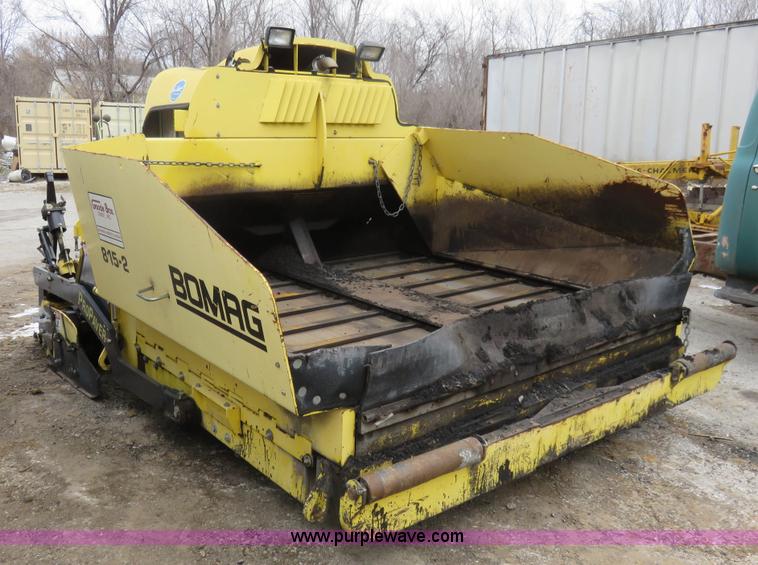 image for item I2435 2006 Bomag 815-2 asphalt paver