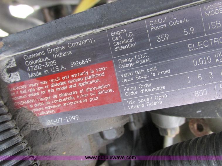 image for item I8910 1999 Freightliner FL70 fuel truck