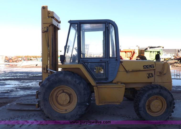 image for item K3126 JCB 926 rough terrain forklift
