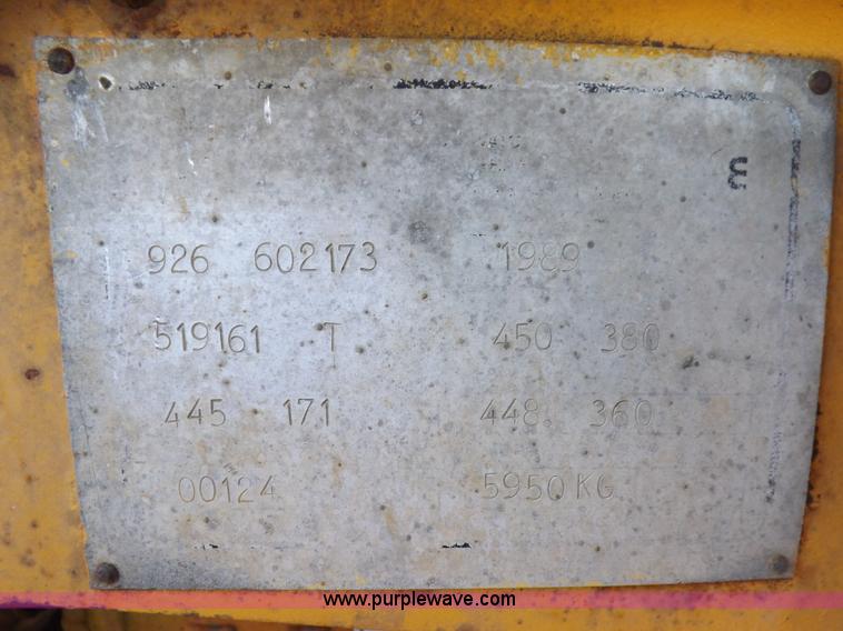 image for item K3126 JCB 926 rough terrain forklift