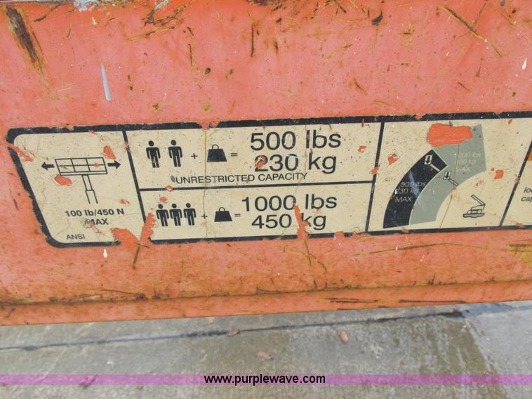 image for item Z9634 2000 JLG 600S boom lift