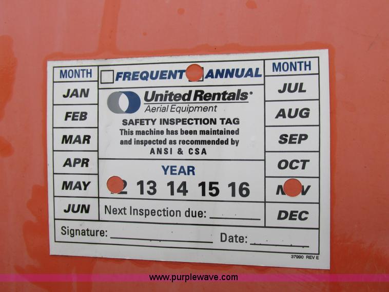 image for item Z9634 2000 JLG 600S boom lift