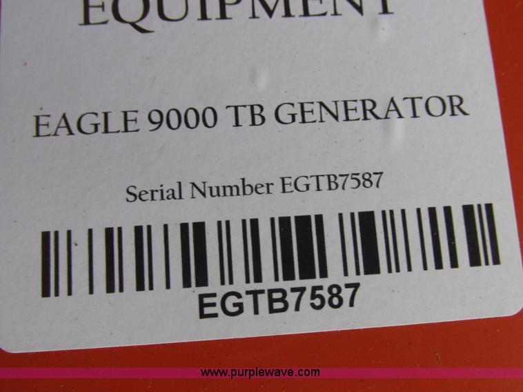 image for item Z9636 Eagle 9000TB generator