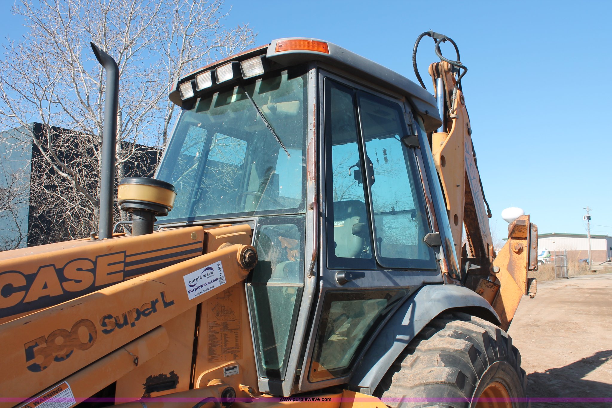 1996 Case 590 Super L backhoe in Moore, OK Item H5966 sold Purple Wave
