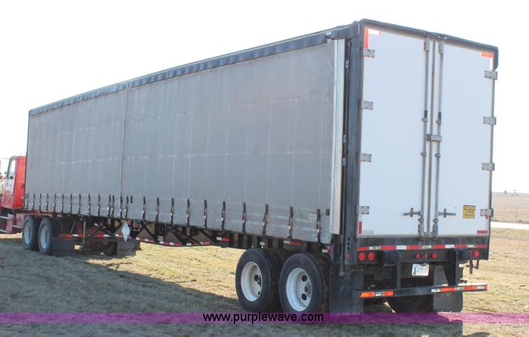 image for item H1668 1997 Nu Van NVF-48102 48' curtain side dry van trailer