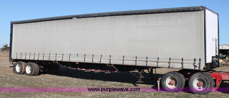 image for item H1668 1997 Nu Van NVF-48102 48' curtain side dry van trailer