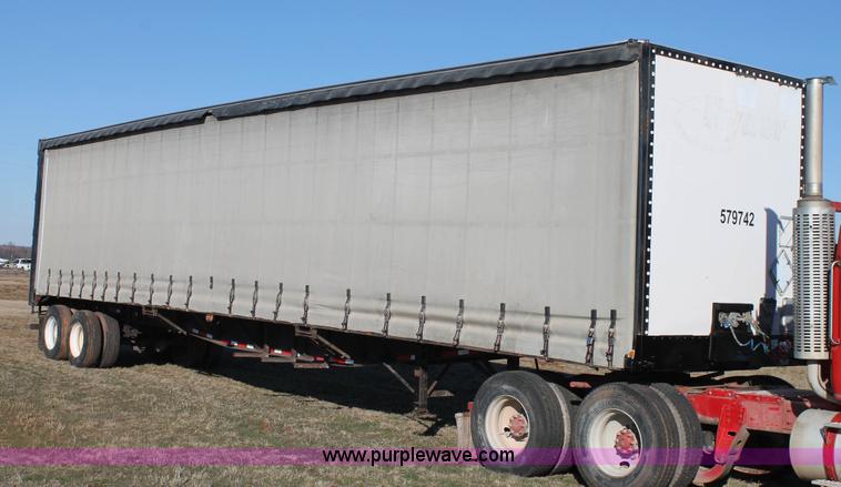 image for item H1668 1997 Nu Van NVF-48102 48' curtain side dry van trailer