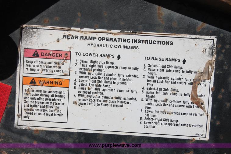 image for item H5960 1994 Etnyre RGN40TS3-T1 lowboy trailer