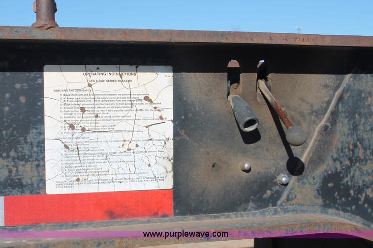 image for item H5960 1994 Etnyre RGN40TS3-T1 lowboy trailer