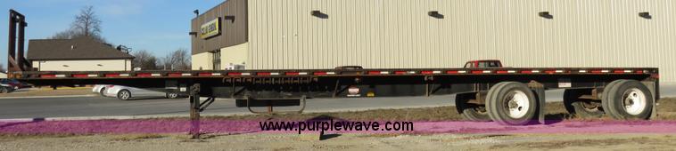 image for item I2425 1999 Lufkin FL-II spread axle flatbed trailer