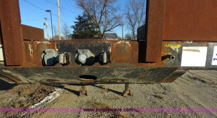 image for item I2425 1999 Lufkin FL-II spread axle flatbed trailer