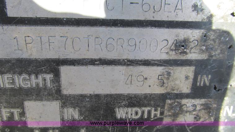 image for item I3124 1994 Trailmobile drop deck trailer