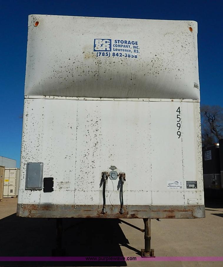 image for item I5175 1969 Brown dry van trailer