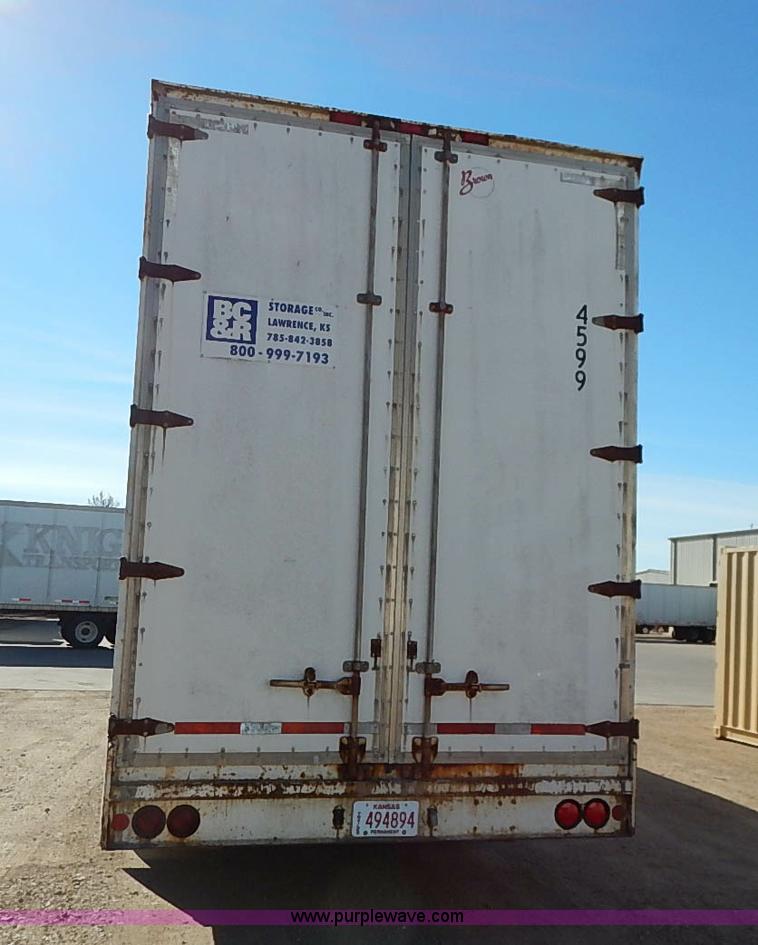 image for item I5175 1969 Brown dry van trailer