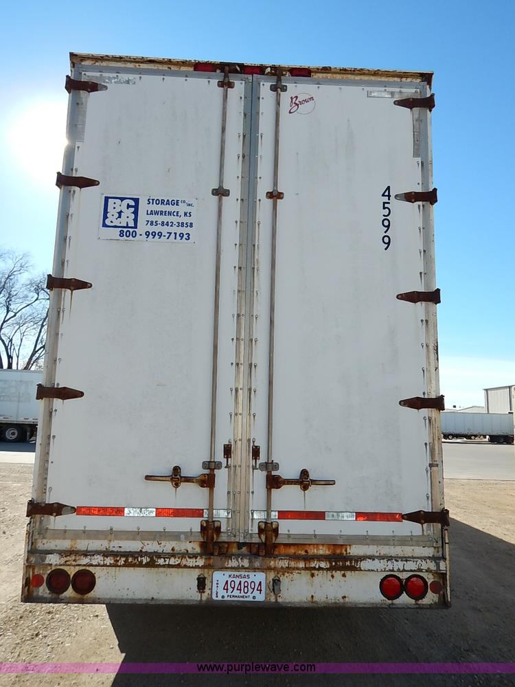 image for item I5175 1969 Brown dry van trailer