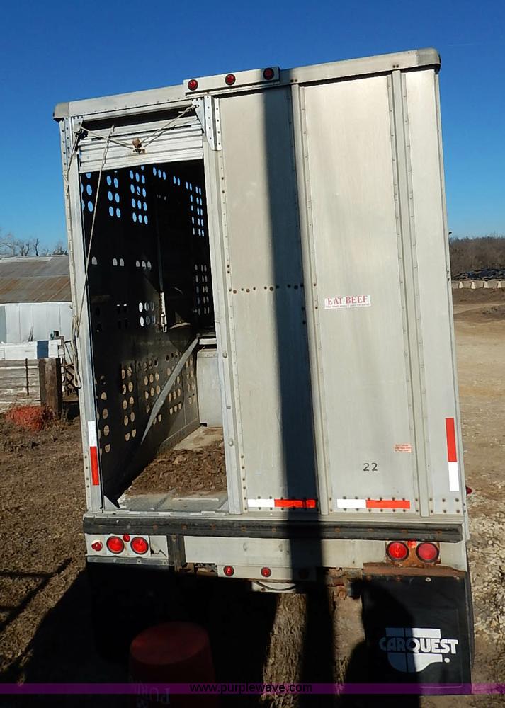 image for item K7295 1985 Merritt aluminum cattle pot trailer