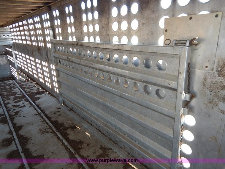 image for item K7295 1985 Merritt aluminum cattle pot trailer