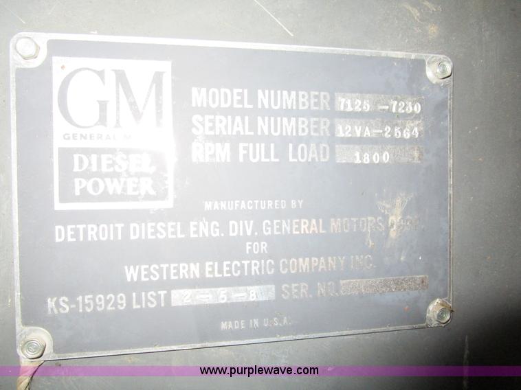 image for item BA9401 Western electric generator