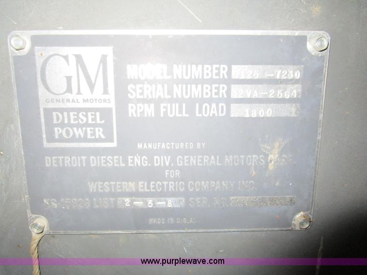 image for item BA9401 Western electric generator