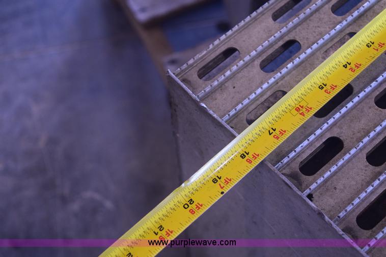 image for item BB9549 (3) aluminum saddle boxes with steps