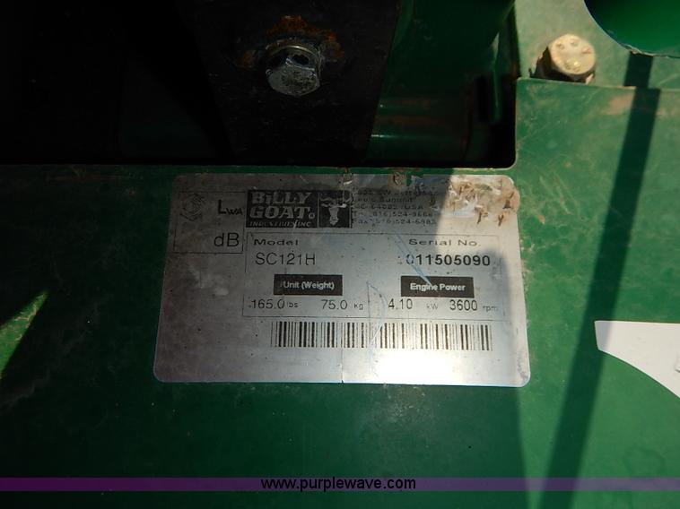 image for item BC9849 Billy Goat SC121H sod cutter