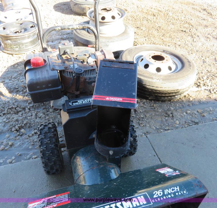 image for item BM9991 Craftsman 26" snow blower