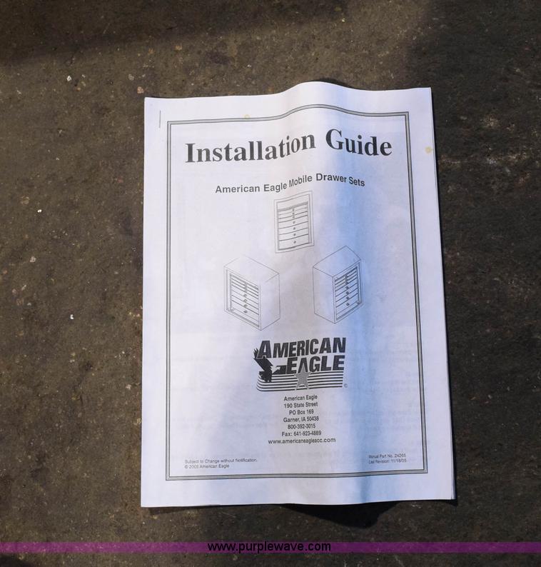 image for item BP9980 American Eagle mobile drawer set