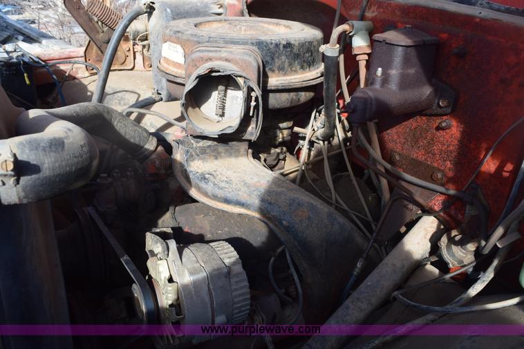 image for item E6137 1972 Chevrolet C60 flatbed dump truck