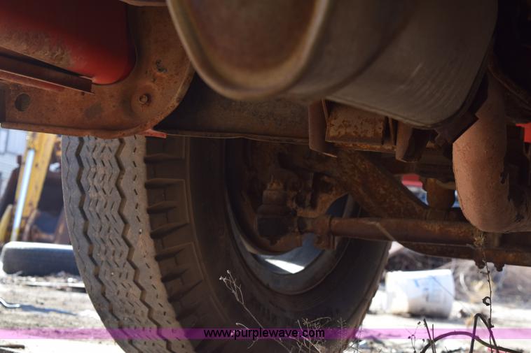 image for item E6137 1972 Chevrolet C60 flatbed dump truck