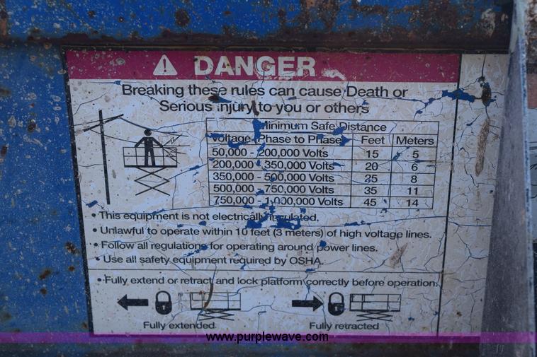 image for item E6139 Mark Lift CH20NEP electric scissor lift