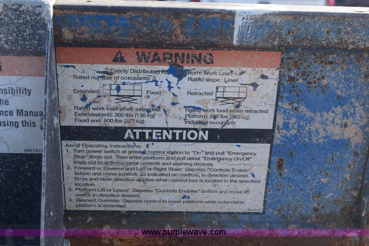 image for item E6139 Mark Lift CH20NEP electric scissor lift