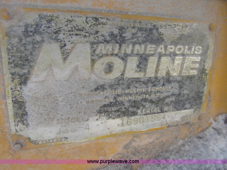 image for item G9789 Minneapolis Moline power unit for Flaherty chip spreader