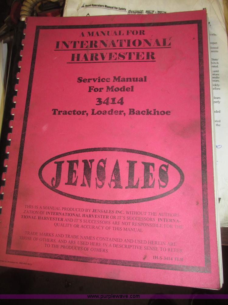 image for item G9791 International 3414 tractor