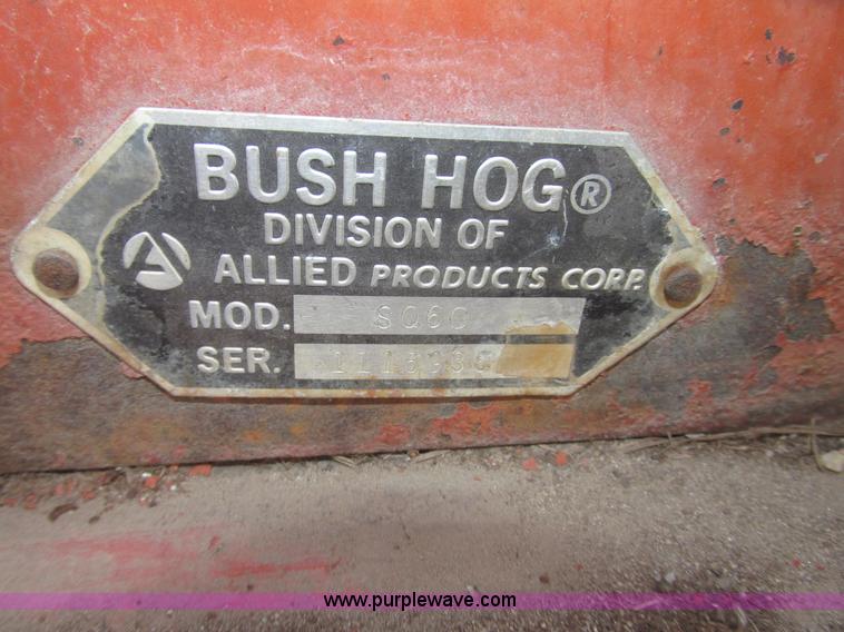 image for item G9793 Bush Hog SQ60 Squealer rotary mower