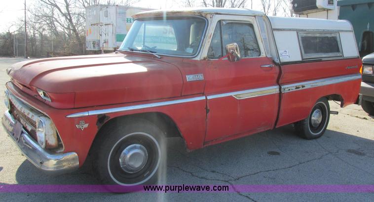 image for item H7600 1965 Chevrolet C10 Custom pickup truck