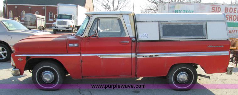 image for item H7600 1965 Chevrolet C10 Custom pickup truck