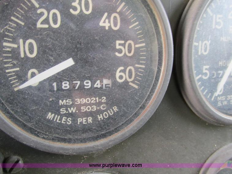 image for item H7601 1971 Jeep military truck